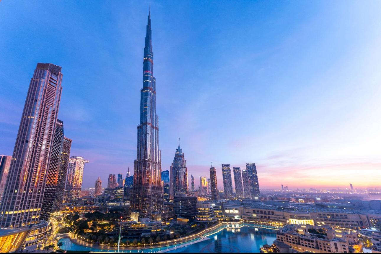 Spectacular Burj & Fountain View - Luxurious 3 Bedrooms & Maids Room - The Residences Дубай Екстериор снимка