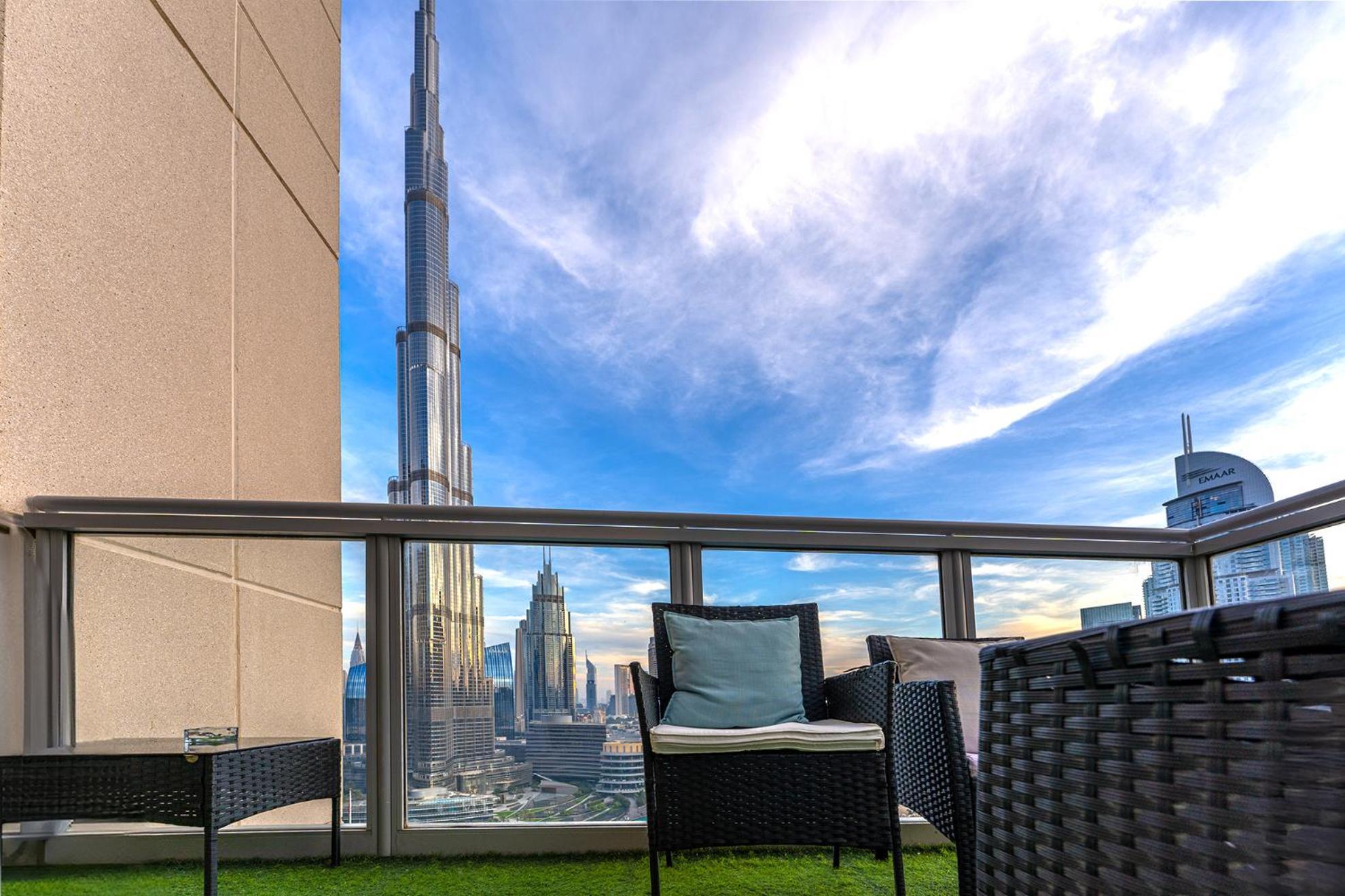 Spectacular Burj & Fountain View - Luxurious 3 Bedrooms & Maids Room - The Residences Дубай Екстериор снимка