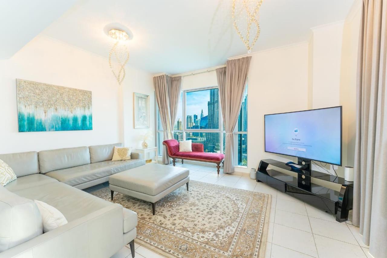 Spectacular Burj & Fountain View - Luxurious 3 Bedrooms & Maids Room - The Residences Дубай Екстериор снимка