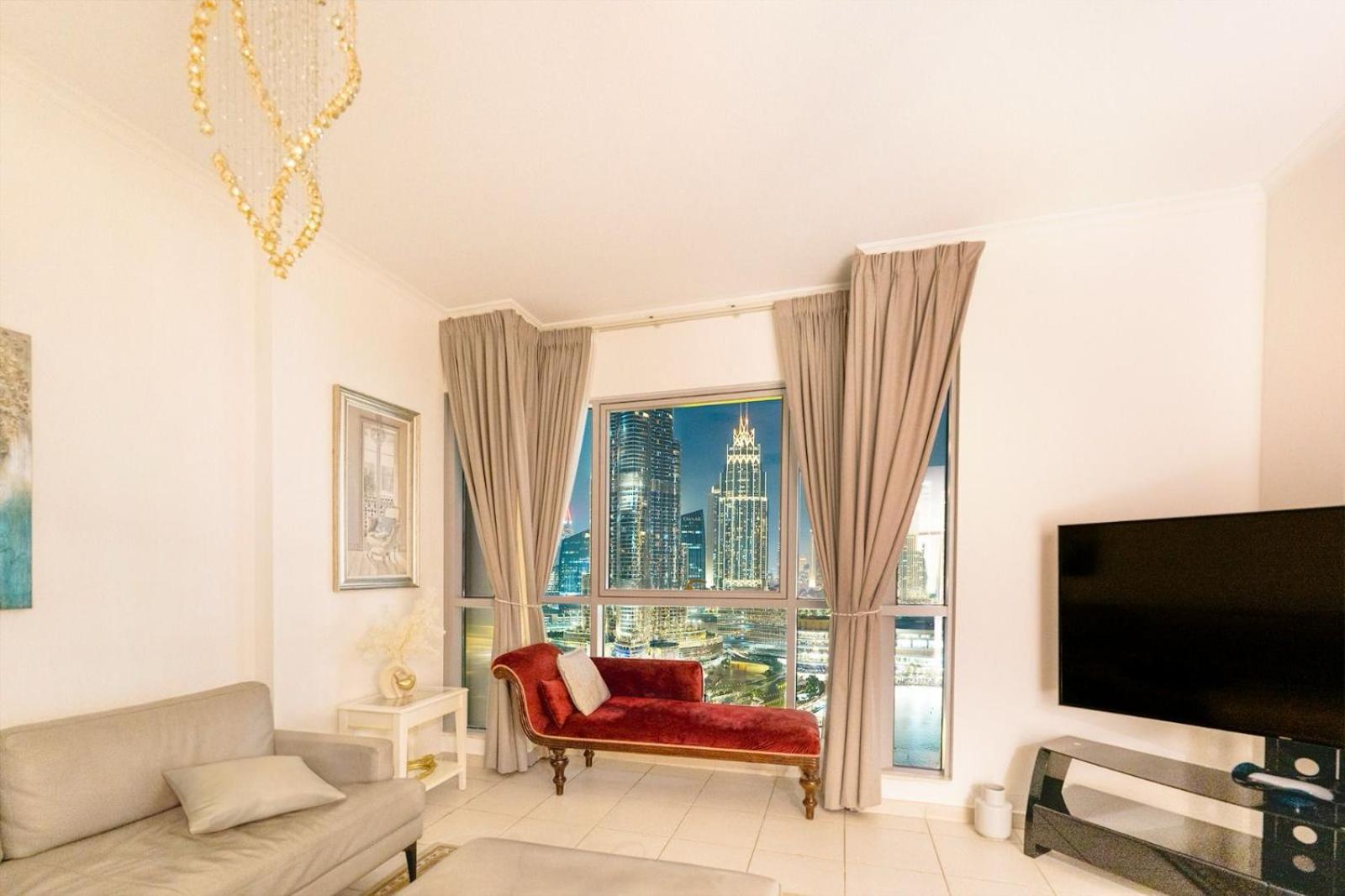 Spectacular Burj & Fountain View - Luxurious 3 Bedrooms & Maids Room - The Residences Дубай Екстериор снимка